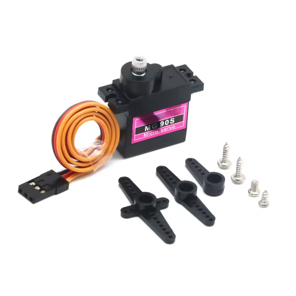 MG90S Micro Servo 180° (Metalen Tandwielen)